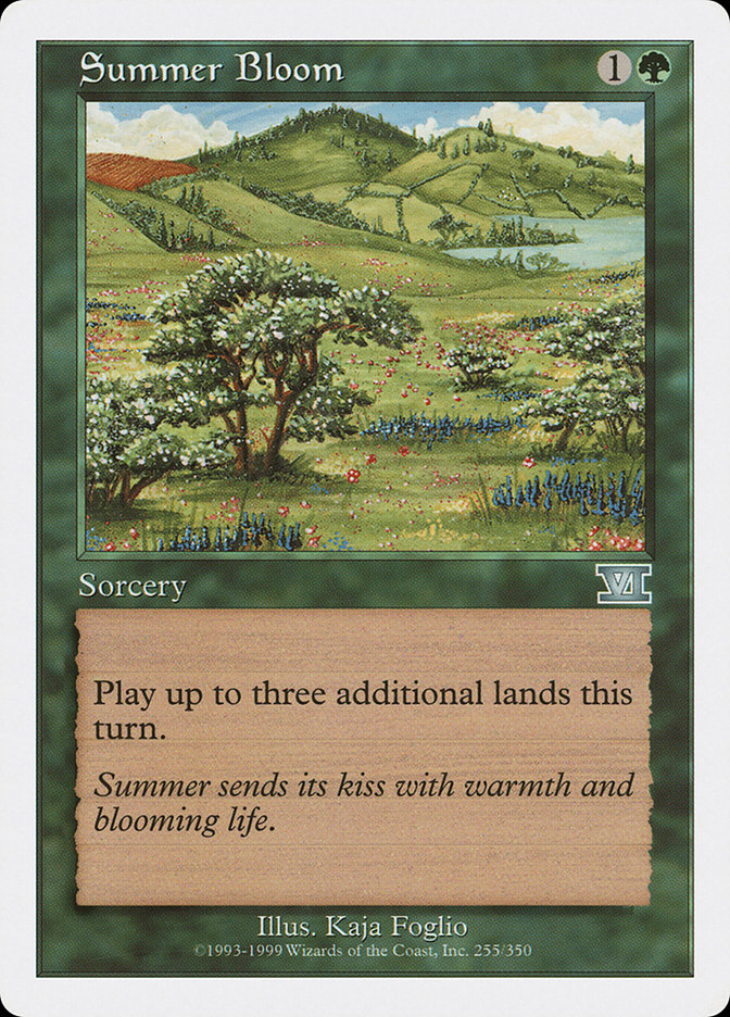 Summer Bloom [Classic Sixth Edition] MTG Single Magic: The Gathering    | Red Claw Gaming