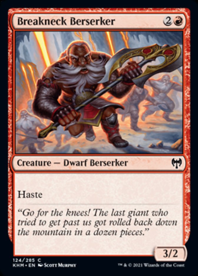 Breakneck Berserker [Kaldheim] MTG Single Magic: The Gathering    | Red Claw Gaming