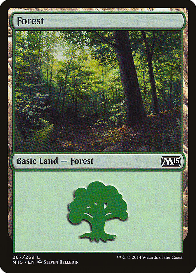 Forest (267) [Magic 2015] MTG Single Magic: The Gathering    | Red Claw Gaming