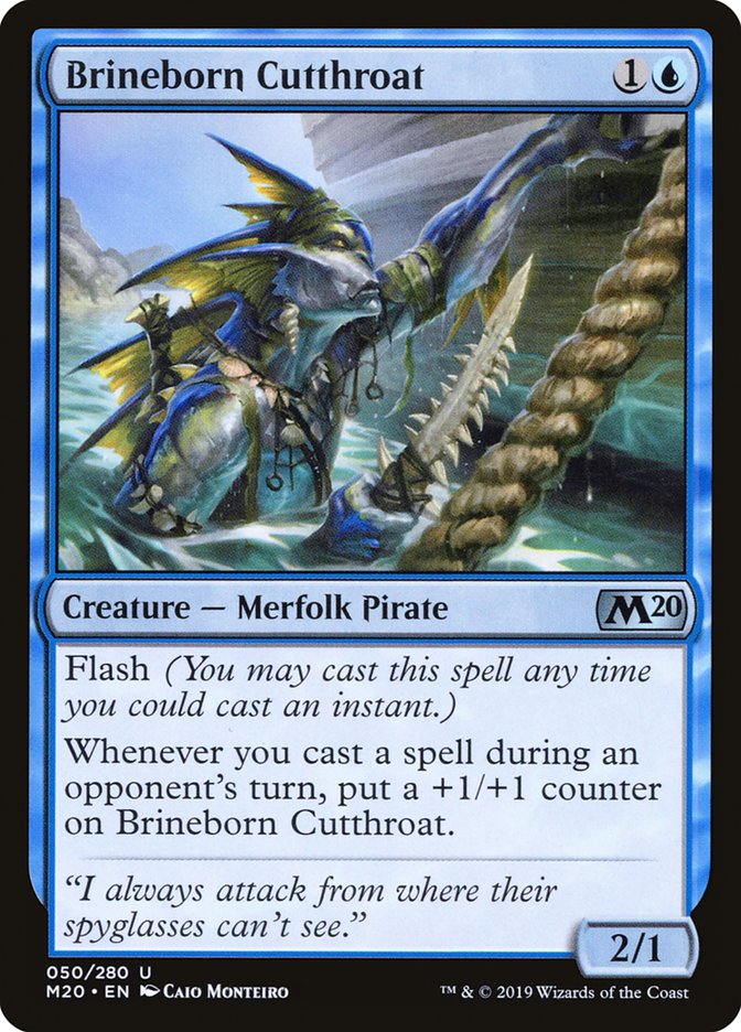 Brineborn Cutthroat [Core Set 2020] MTG Single Magic: The Gathering    | Red Claw Gaming