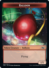 Zombie Employee // Balloon Double-Sided Token [Unfinity Tokens] MTG Single Magic: The Gathering    | Red Claw Gaming