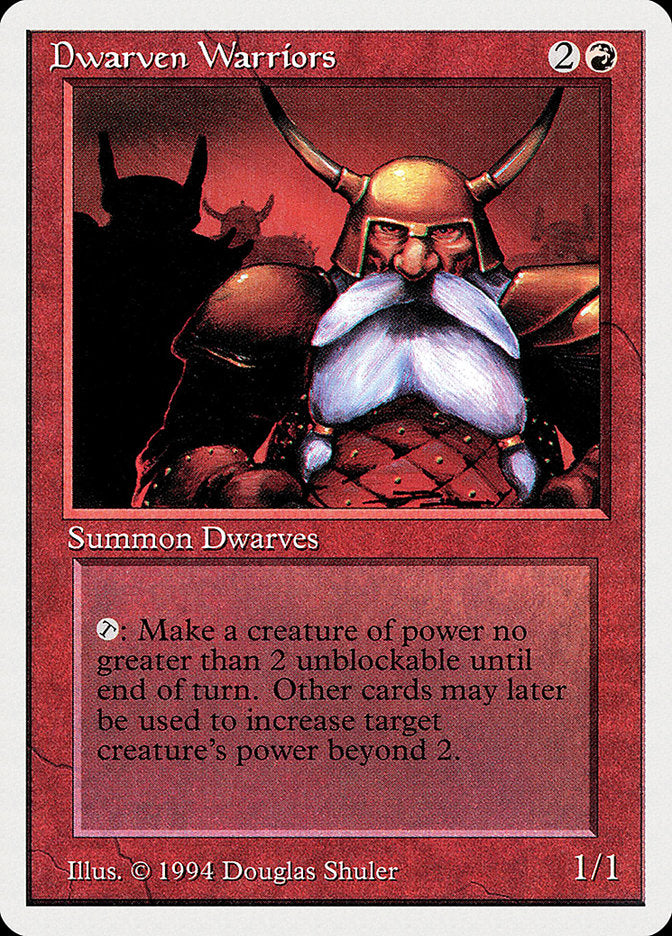 Dwarven Warriors [Summer Magic / Edgar] MTG Single Magic: The Gathering    | Red Claw Gaming