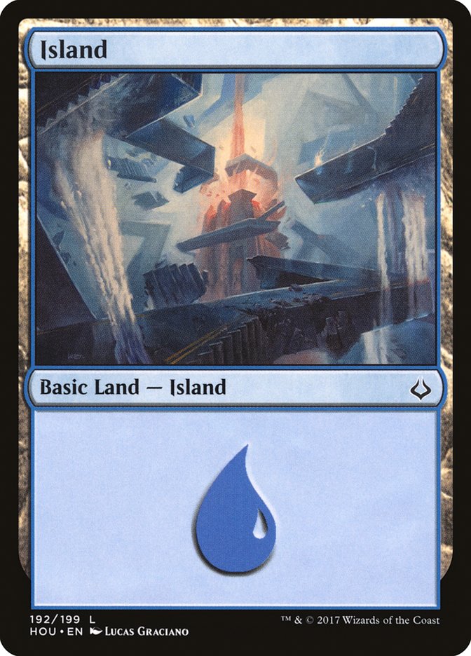 Island (192) [Hour of Devastation] MTG Single Magic: The Gathering    | Red Claw Gaming