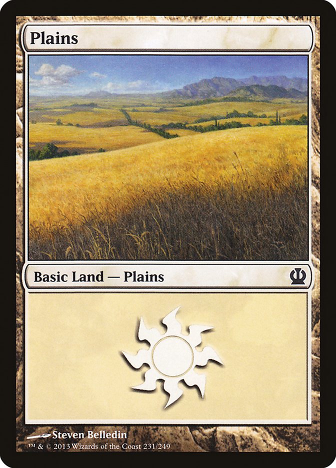 Plains (231) [Theros] MTG Single Magic: The Gathering    | Red Claw Gaming