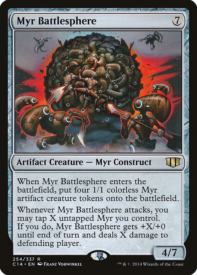 Myr Battlesphere [Commander 2014] MTG Single Magic: The Gathering    | Red Claw Gaming