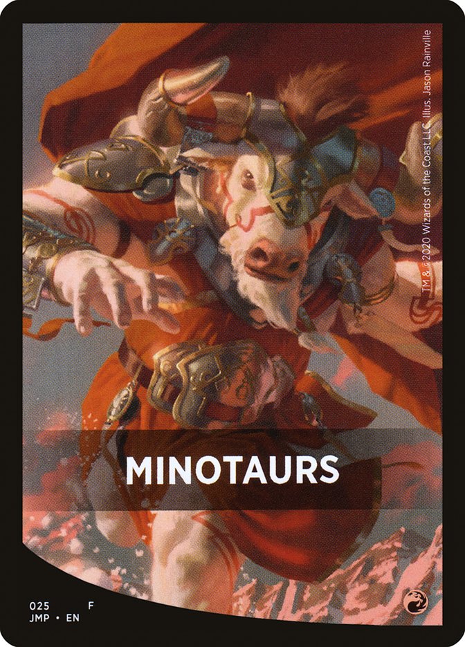 Minotaurs Theme Card [Jumpstart Front Cards] MTG Single Magic: The Gathering    | Red Claw Gaming