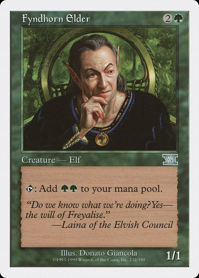 Fyndhorn Elder [Classic Sixth Edition] MTG Single Magic: The Gathering    | Red Claw Gaming