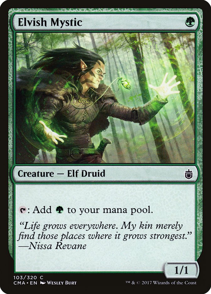 Elvish Mystic [Commander Anthology] MTG Single Magic: The Gathering    | Red Claw Gaming