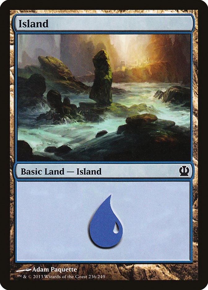 Island (236) [Theros] MTG Single Magic: The Gathering    | Red Claw Gaming