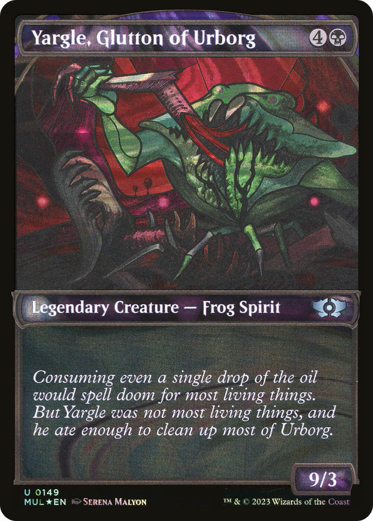 Yargle, Glutton of Urborg (Halo Foil) [Multiverse Legends] MTG Single Magic: The Gathering    | Red Claw Gaming