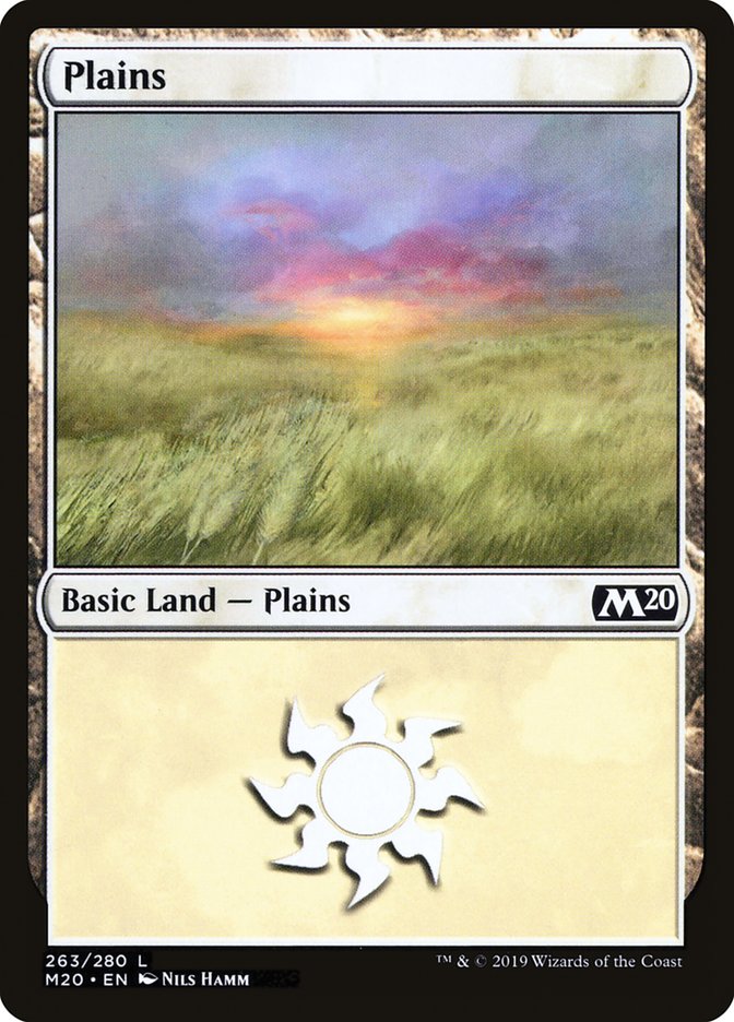 Plains (263) [Core Set 2020] MTG Single Magic: The Gathering    | Red Claw Gaming