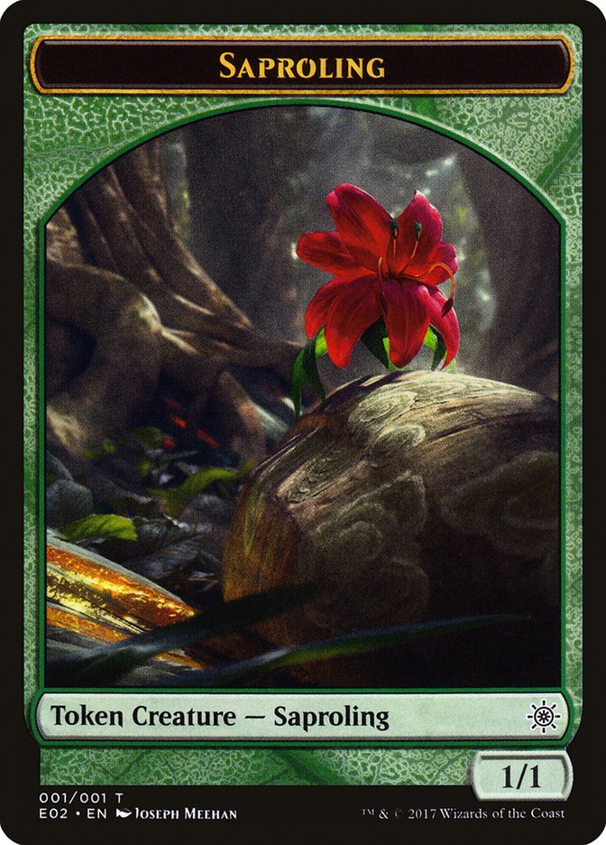 Saproling Token [Explorers of Ixalan] MTG Single Magic: The Gathering    | Red Claw Gaming