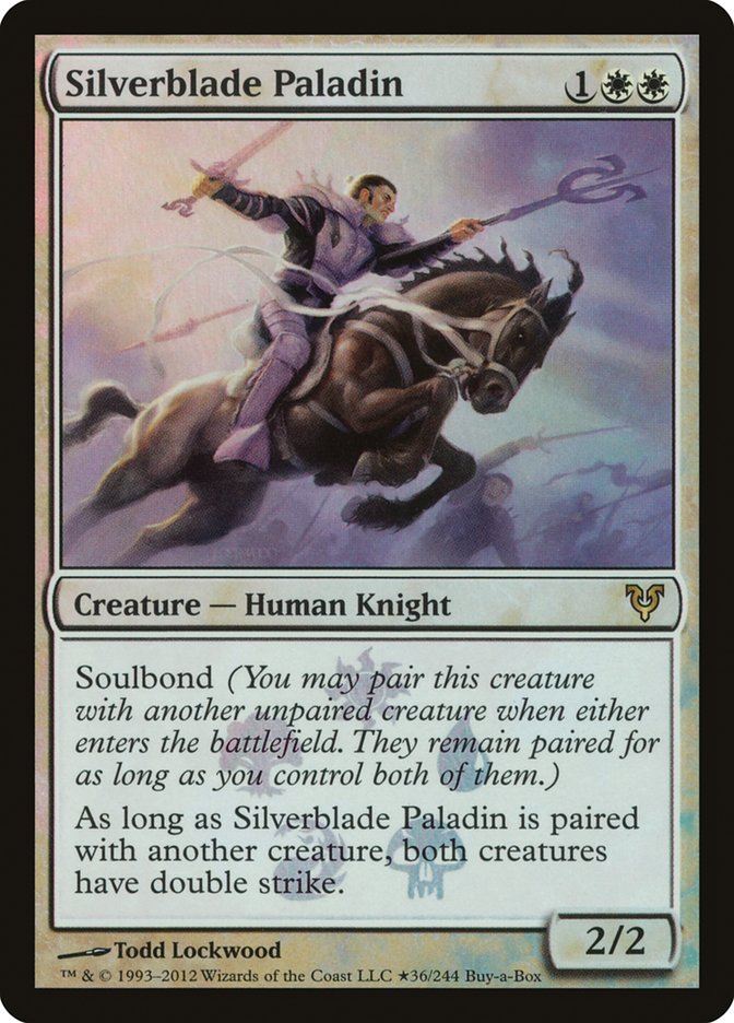 Silverblade Paladin (Buy-A-Box) [Avacyn Restored Promos] MTG Single Magic: The Gathering    | Red Claw Gaming