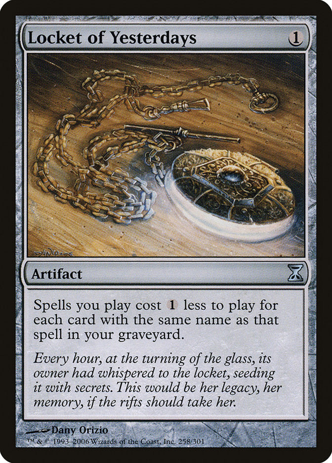 Locket of Yesterdays [Time Spiral] MTG Single Magic: The Gathering    | Red Claw Gaming