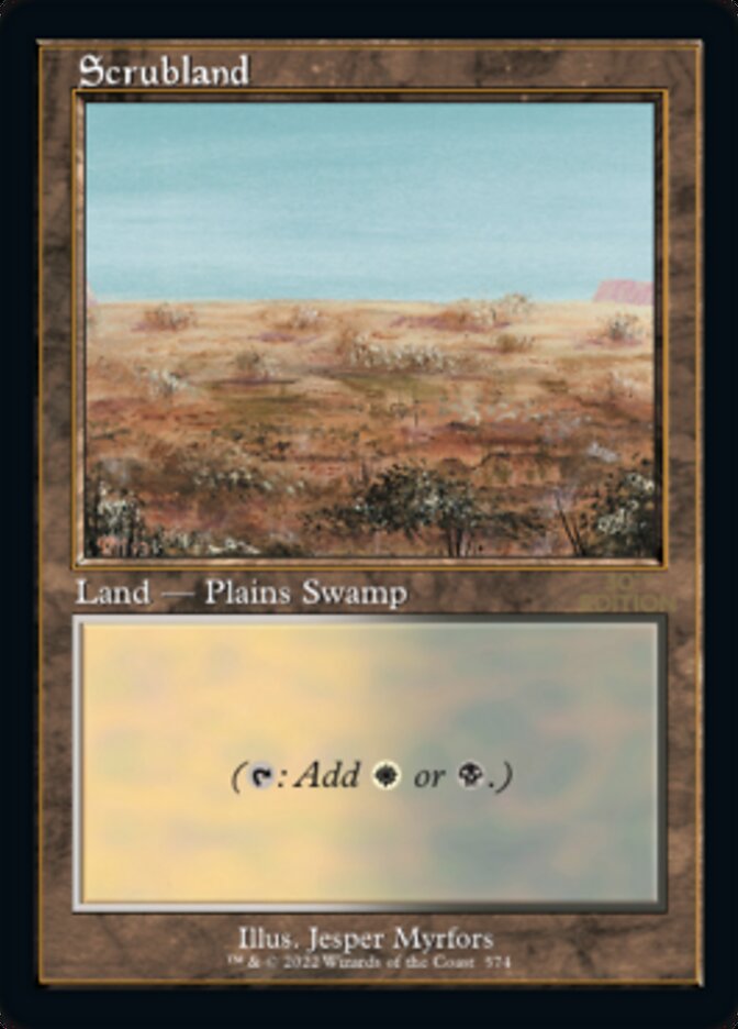 Scrubland (Retro) [30th Anniversary Edition] MTG Single Magic: The Gathering    | Red Claw Gaming