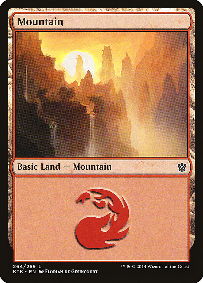 Mountain (264) [Khans of Tarkir] MTG Single Magic: The Gathering    | Red Claw Gaming