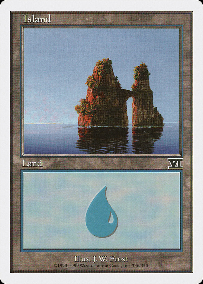 Island (336) [Classic Sixth Edition] MTG Single Magic: The Gathering    | Red Claw Gaming