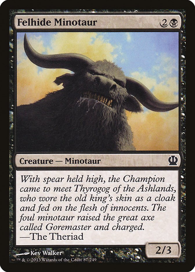 Felhide Minotaur [Theros] MTG Single Magic: The Gathering    | Red Claw Gaming