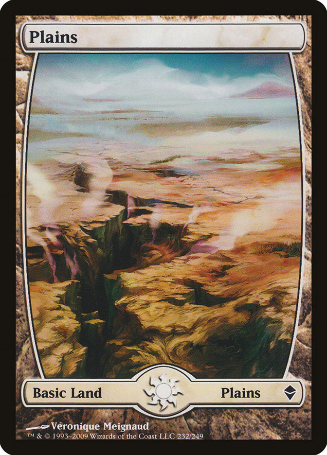 Plains (232) [Zendikar] MTG Single Magic: The Gathering    | Red Claw Gaming