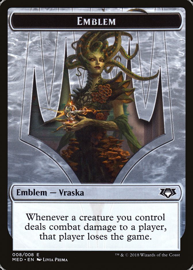 Vraska, Golgari Queen Emblem [Mythic Edition Tokens] MTG Single Magic: The Gathering    | Red Claw Gaming