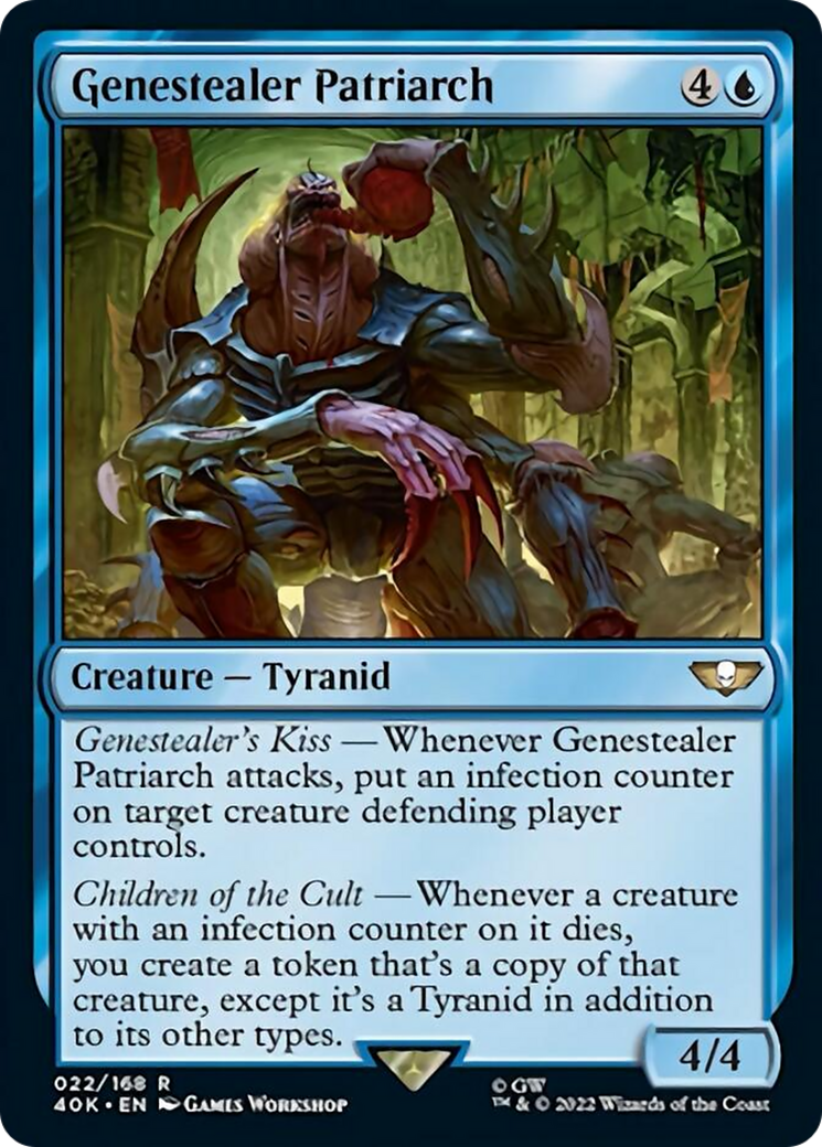 Genestealer Patriarch (Surge Foil) [Warhammer 40,000] MTG Single Magic: The Gathering    | Red Claw Gaming