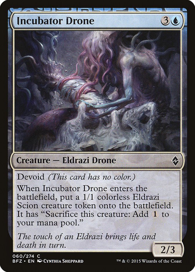 Incubator Drone [Battle for Zendikar] MTG Single Magic: The Gathering    | Red Claw Gaming