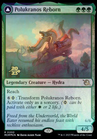 Polukranos Reborn // Polukranos, Engine of Ruin [March of the Machine Prerelease Promos] MTG Single Magic: The Gathering    | Red Claw Gaming