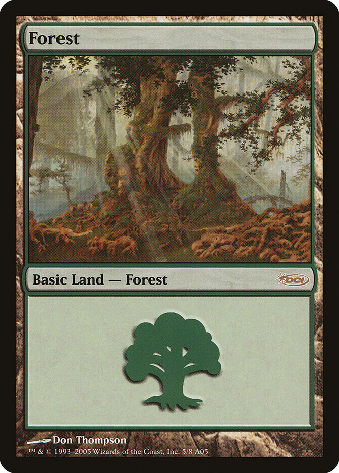 Forest (5) [Arena League 2005] MTG Single Magic: The Gathering    | Red Claw Gaming