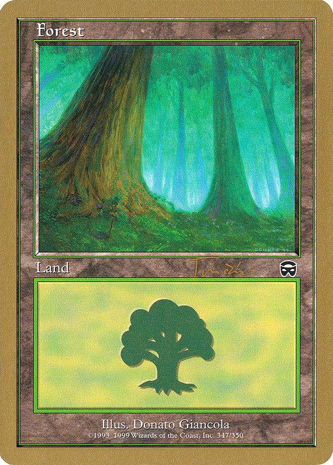 Forest (jt347a) (Jan Tomcani) [World Championship Decks 2001] MTG Single Magic: The Gathering    | Red Claw Gaming