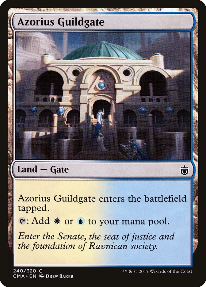 Azorius Guildgate [Commander Anthology] MTG Single Magic: The Gathering    | Red Claw Gaming
