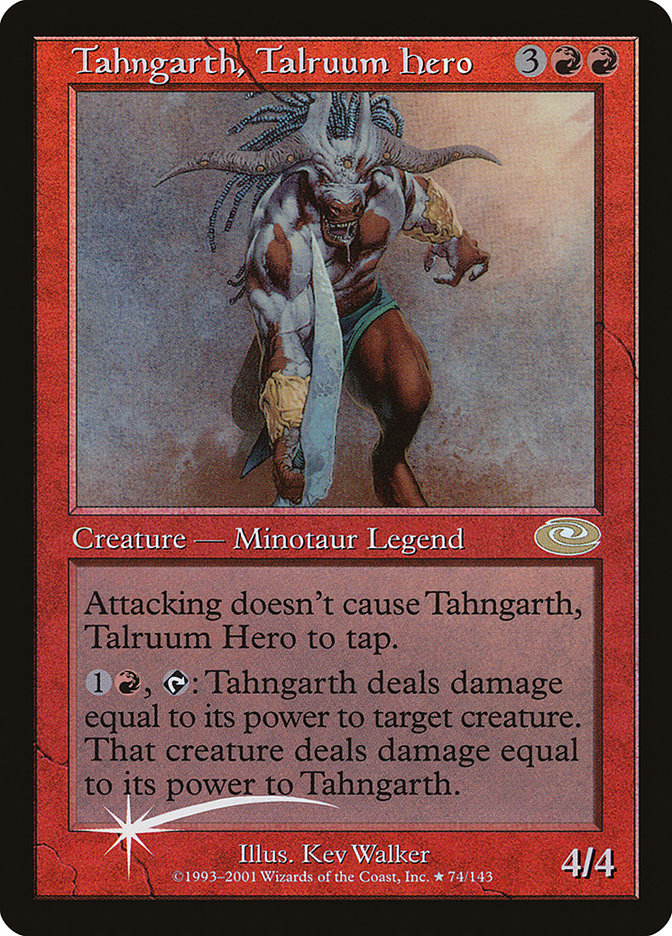 Tahngarth, Talruum Hero (Kev Walker) [Planeshift] MTG Single Magic: The Gathering    | Red Claw Gaming