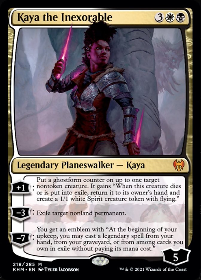 Kaya the Inexorable [Kaldheim] MTG Single Magic: The Gathering    | Red Claw Gaming