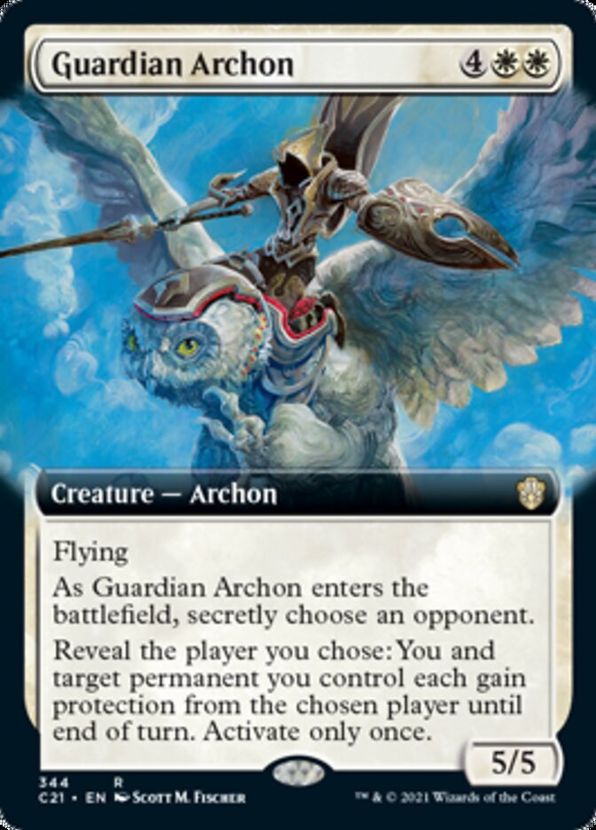 Guardian Archon (Extended Art) [Commander 2021] MTG Single Magic: The Gathering    | Red Claw Gaming