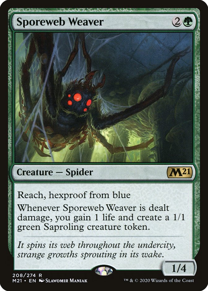 Sporeweb Weaver [Core Set 2021] MTG Single Magic: The Gathering    | Red Claw Gaming