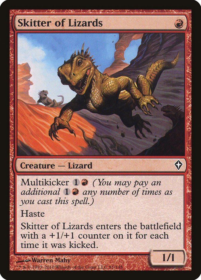 Skitter of Lizards [Worldwake] MTG Single Magic: The Gathering    | Red Claw Gaming