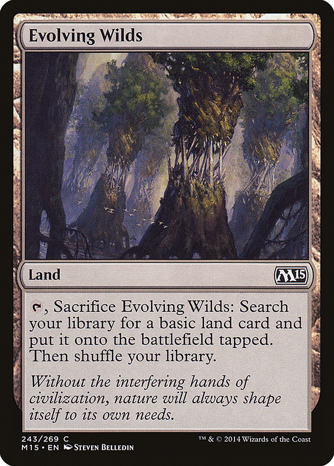 Evolving Wilds [Magic 2015] MTG Single Magic: The Gathering    | Red Claw Gaming