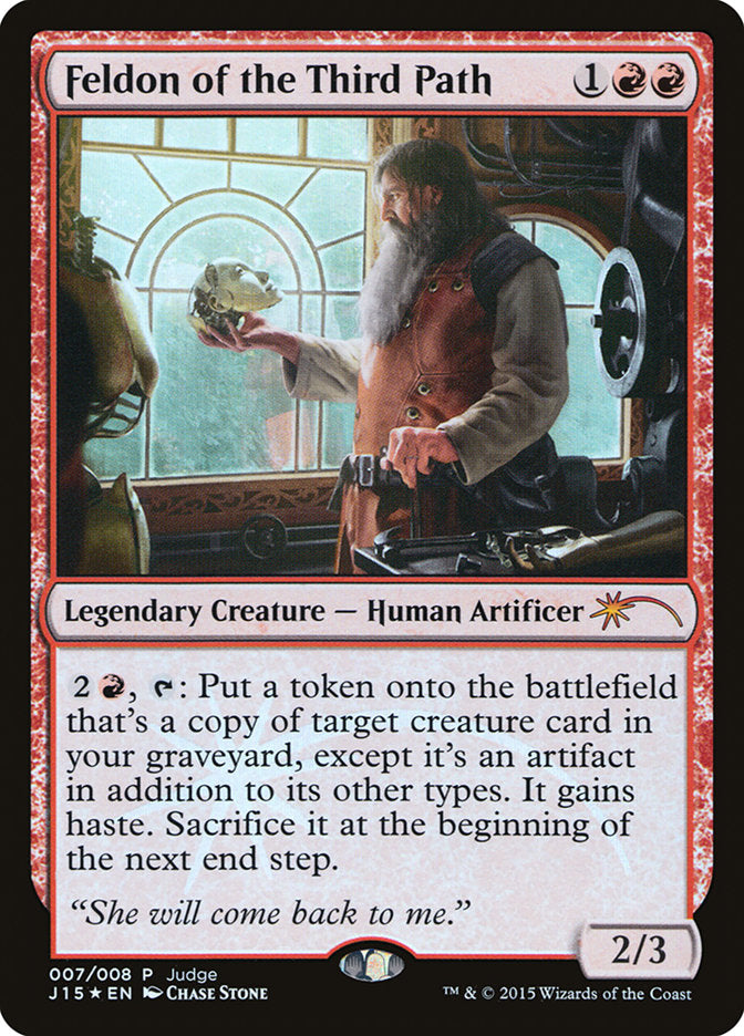 Feldon of the Third Path [Judge Gift Cards 2015] MTG Single Magic: The Gathering    | Red Claw Gaming