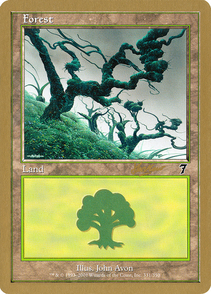 Forest (shh331) (Sim Han How) [World Championship Decks 2002] MTG Single Magic: The Gathering    | Red Claw Gaming