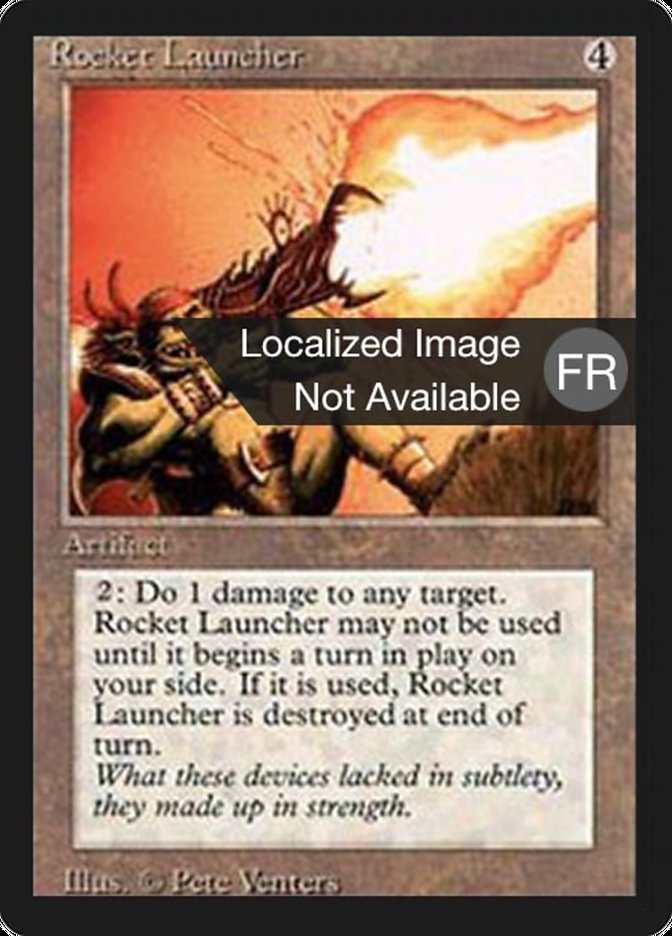 Rocket Launcher [Foreign Black Border] MTG Single Magic: The Gathering    | Red Claw Gaming