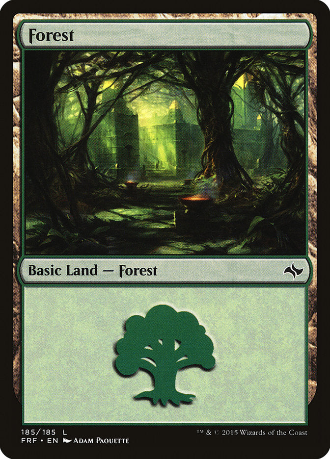 Forest (185) [Fate Reforged] MTG Single Magic: The Gathering    | Red Claw Gaming