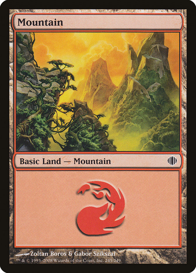 Mountain (245) [Shards of Alara] MTG Single Magic: The Gathering    | Red Claw Gaming