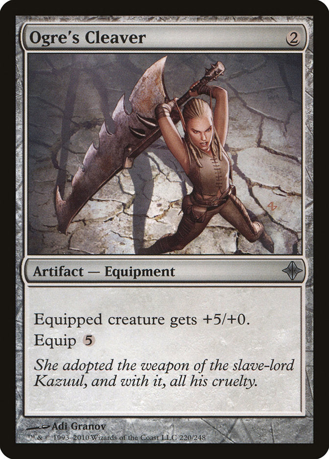 Ogre's Cleaver [Rise of the Eldrazi] MTG Single Magic: The Gathering    | Red Claw Gaming