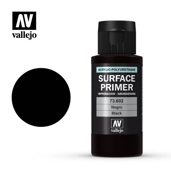 Black 60ml Vallejo Game Surface Primer Vallejo    | Red Claw Gaming