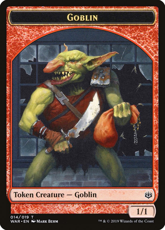 Goblin Token [War of the Spark Tokens] MTG Single Magic: The Gathering    | Red Claw Gaming
