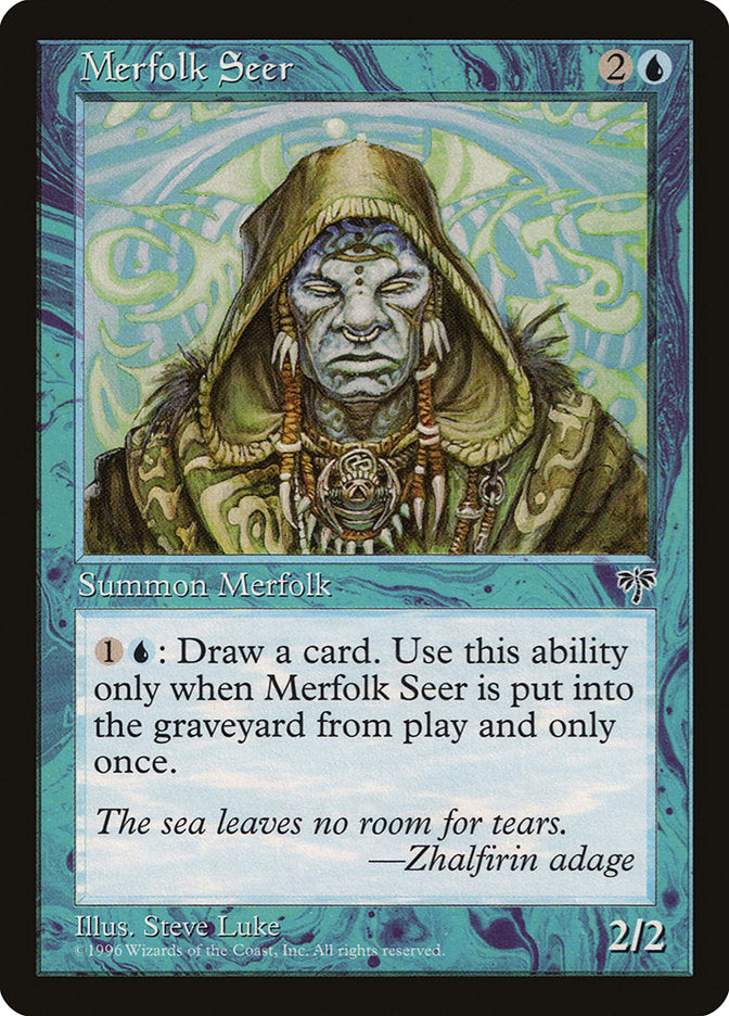 Merfolk Seer [Mirage] MTG Single Magic: The Gathering    | Red Claw Gaming