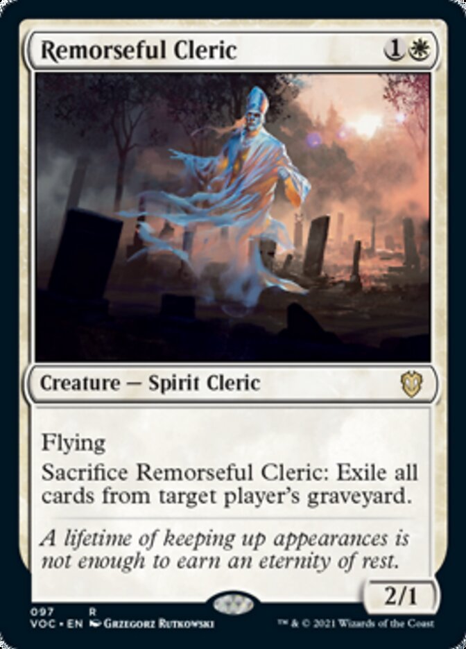 Remorseful Cleric [Innistrad: Crimson Vow Commander] MTG Single Magic: The Gathering    | Red Claw Gaming