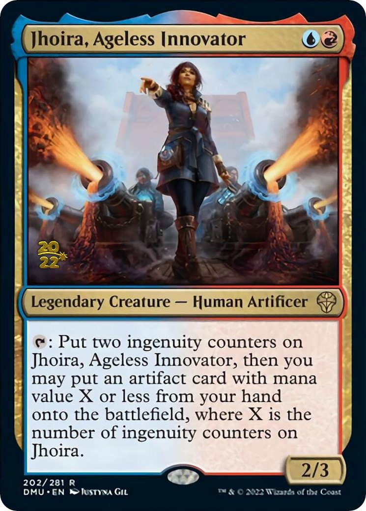 Jhoira, Ageless Innovator [Dominaria United Prerelease Promos] MTG Single Magic: The Gathering    | Red Claw Gaming