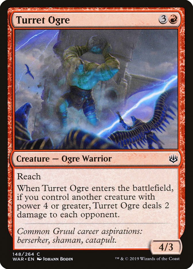 Turret Ogre [War of the Spark] MTG Single Magic: The Gathering    | Red Claw Gaming