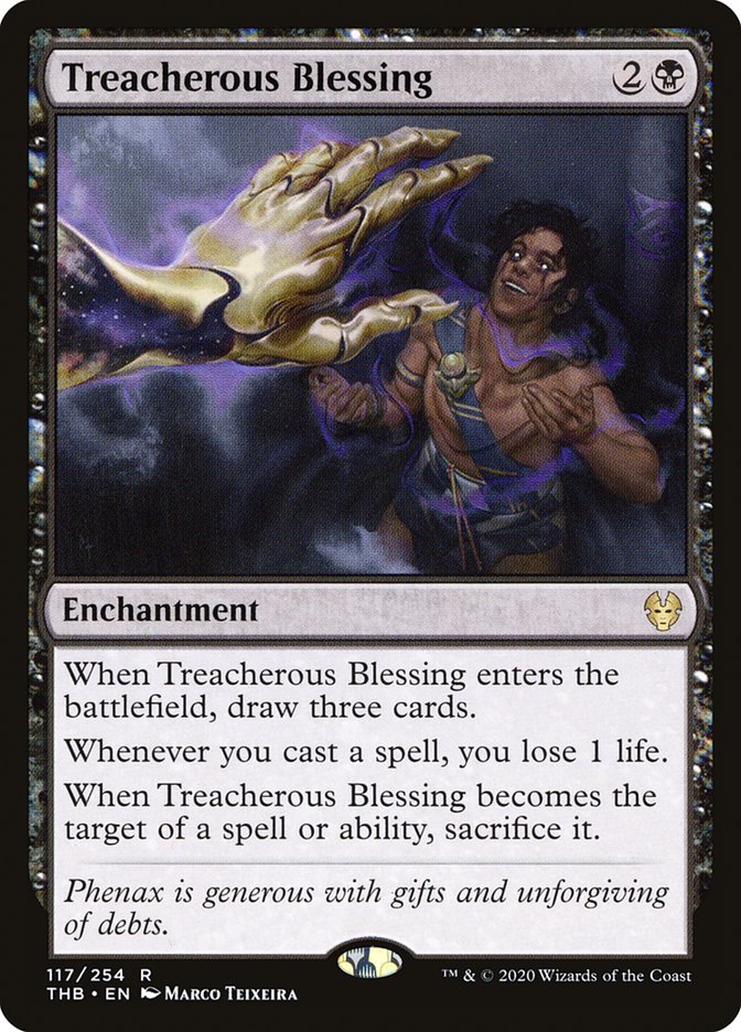 Treacherous Blessing [Theros Beyond Death] MTG Single Magic: The Gathering    | Red Claw Gaming