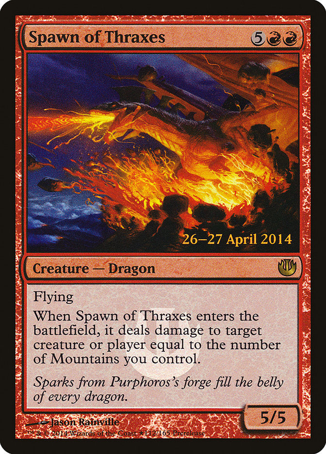 Spawn of Thraxes [Journey into Nyx Prerelease Promos] MTG Single Magic: The Gathering    | Red Claw Gaming